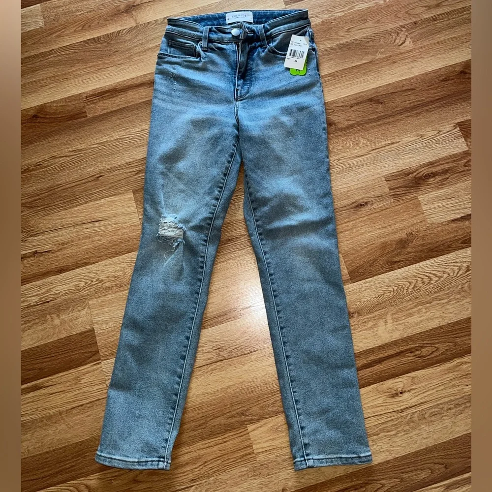 Evereve Ever Straight High Rise Jeans Size 24